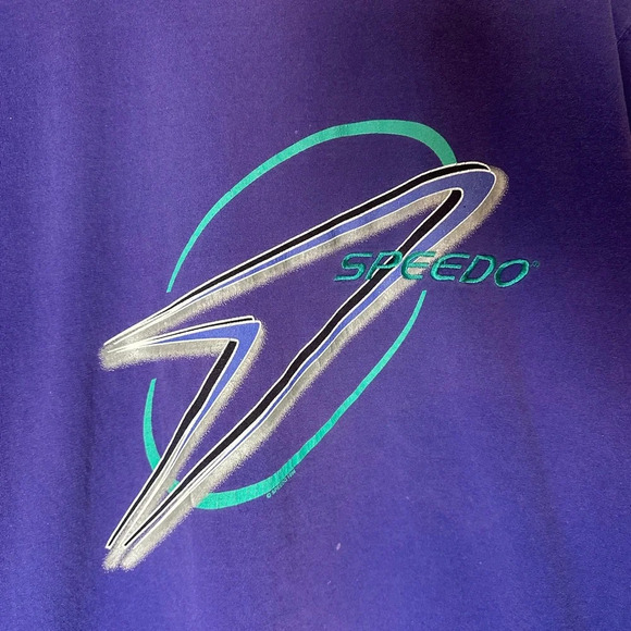 Vintage Speedo Spellout T-shirt Medium - Picture 4 of 6